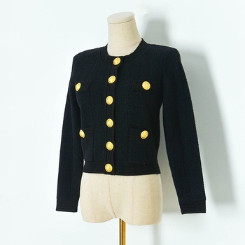 Cardigan din viscoză, mâneci lungi, guler rotund, lungime scurtă