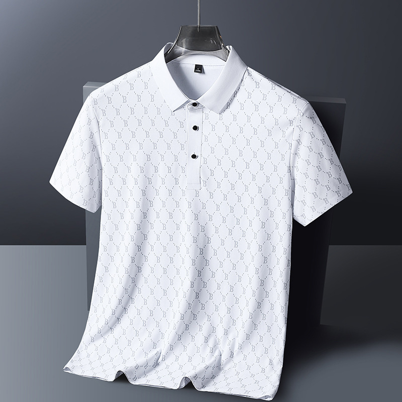 Polo majica s kratkim rukavima, najlon smjesa, prozračna, lagana, ljetna casual