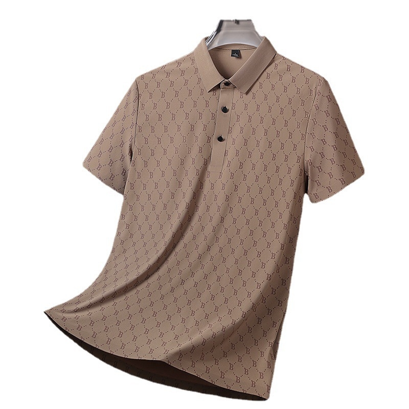 Polo majica s kratkim rukavima, najlon smjesa, prozračna, lagana, ljetna casual