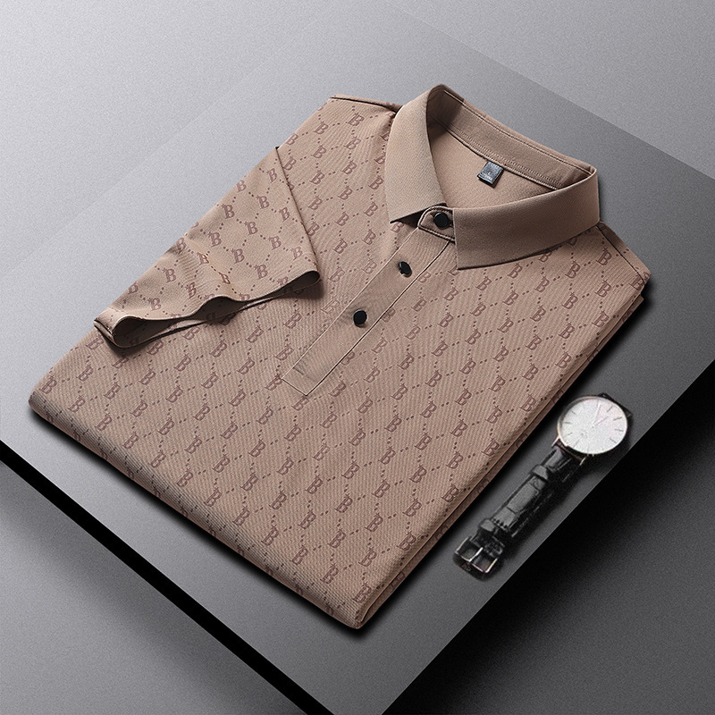 Polo majica s kratkim rukavima, najlon smjesa, prozračna, lagana, ljetna casual