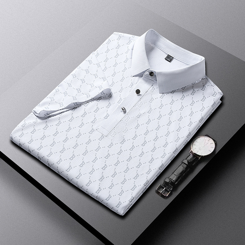 Polo majica s kratkim rukavima, najlon smjesa, prozračna, lagana, ljetna casual