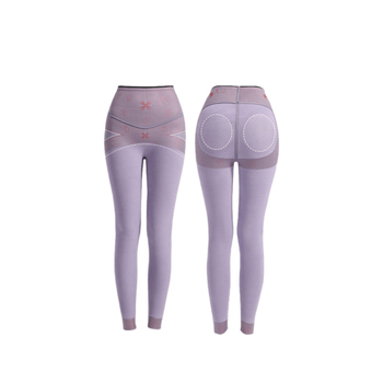 Pantalone za podizanje bokova, visokim strukom, uski kroj, podrška trbuhu, duljina 9/10 (Nylon 70–80%, Spandex 30–50%, Duljina 9/10, Visoka elastičnost, Podrška trbuhu)