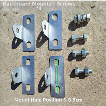 Аксесоар за монтаж на баскетболна дъска: връзка с винтов прът и регулируем телен прът — 1 кг