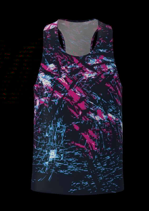 Унисекс потник за бягане със смес от полиестер 90% и химическо влакно, бързосъхнеща и дишаща материя, безшевна лента, подходящ за всички сезони