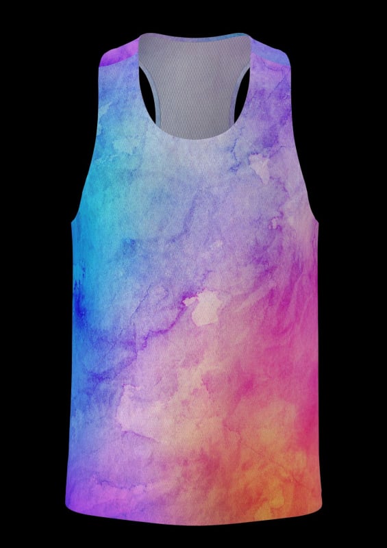 Унисекс потник за бягане със смес от полиестер 90% и химическо влакно, бързосъхнеща и дишаща материя, безшевна лента, подходящ за всички сезони