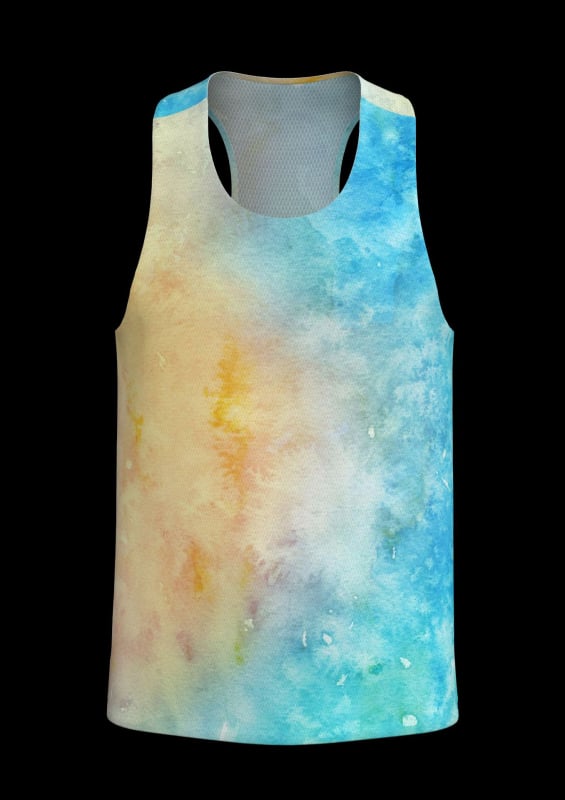 Унисекс потник за бягане със смес от полиестер 90% и химическо влакно, бързосъхнеща и дишаща материя, безшевна лента, подходящ за всички сезони