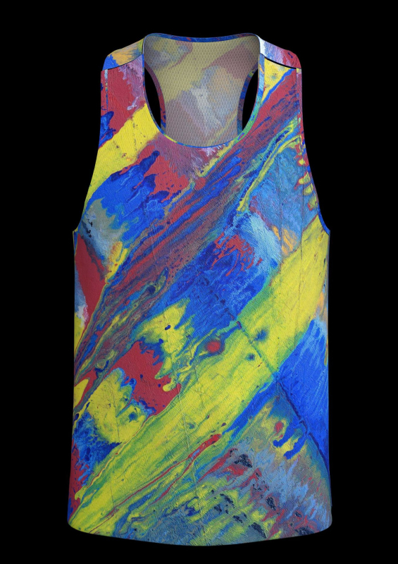 Унисекс потник за бягане със смес от полиестер 90% и химическо влакно, бързосъхнеща и дишаща материя, безшевна лента, подходящ за всички сезони