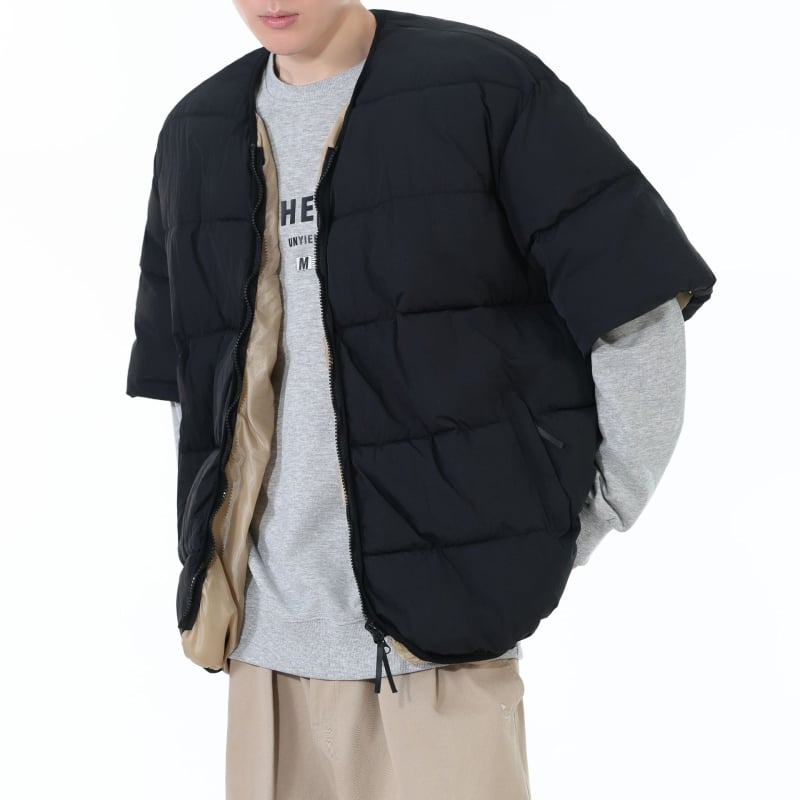 Zimska ultra tanka vesta s poliesterskim punjenjem, korejski stil, širok kroj