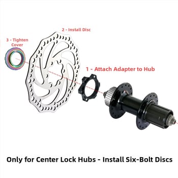 Αξεσουάρ ποδηλάτου - mi.xim DS03A προσαρμογέας τοποθέτησης δίσκου για ποδήλατα βουνού και δρόμου, unisex