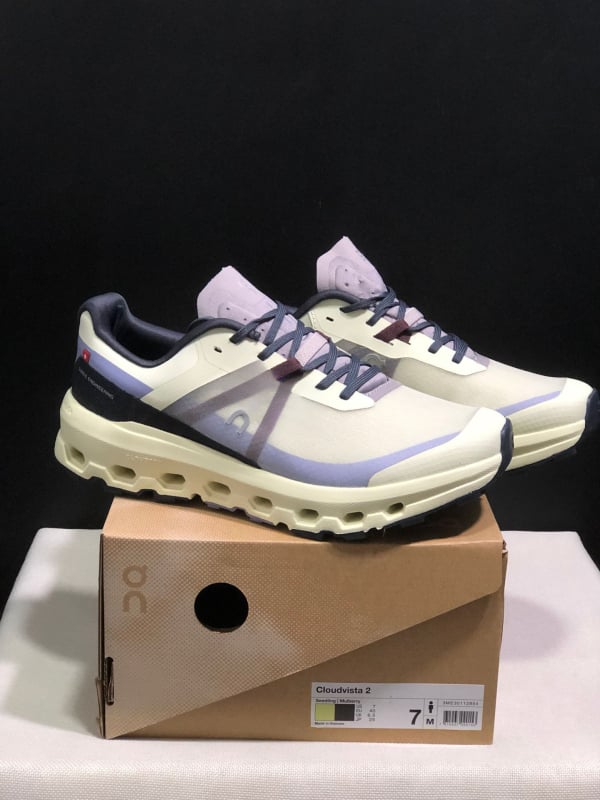 On Cloudvista 2 трейл маратонки за мъже и жени, водоустойчиви, омекотени, дишащи, нехлъзгаща подметка, мрежесто горно, връзки