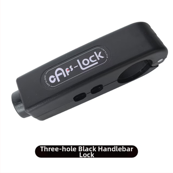 Κλειδαριά τιμονιού για ηλεκτρικό μοτοσικλέτα – κράμα ψευδαργύρου/ABS, 290 g, Gold duobao, διαθέσιμη προσαρμογή