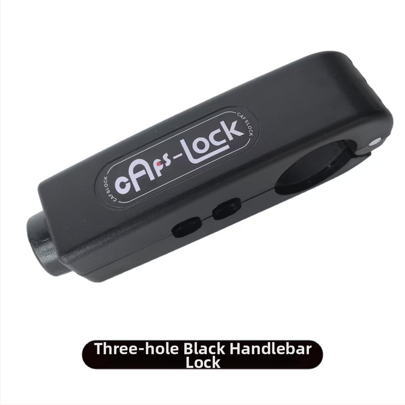 Zámok riadidiel pre elektrický motocykel – zinková zliatina/ABS, 290 g, Gold duobao, prispôsobiteľný