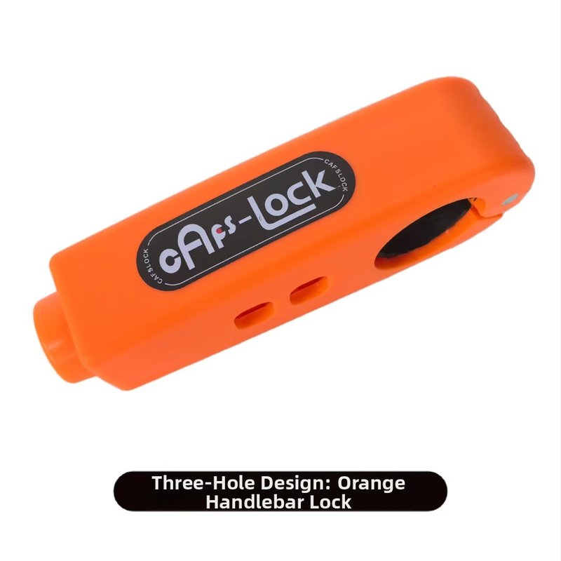 Κλειδαριά τιμονιού για ηλεκτρικό μοτοσικλέτα – κράμα ψευδαργύρου/ABS, 290 g, Gold duobao, διαθέσιμη προσαρμογή