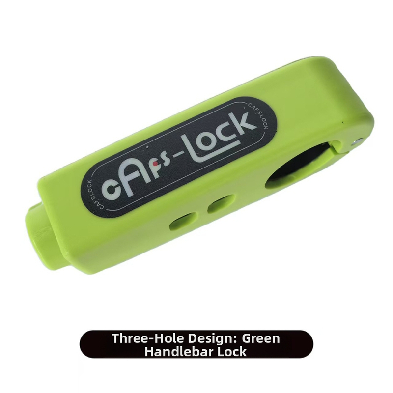 Κλειδαριά τιμονιού για ηλεκτρικό μοτοσικλέτα – κράμα ψευδαργύρου/ABS, 290 g, Gold duobao, διαθέσιμη προσαρμογή