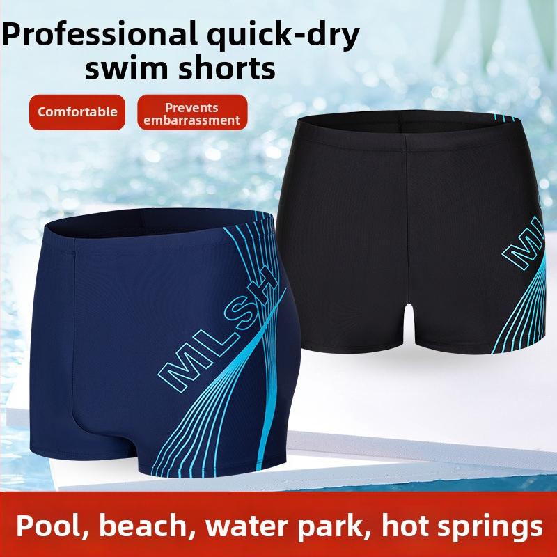 Ανδρικά μαγιό Manlishan με εκτύπωση, γρήγορο στέγνωμα, πολυεστέρας 90–95% περιεκτικότητα, επένδυση πολυεστέρα 95%, βάρος 350 g