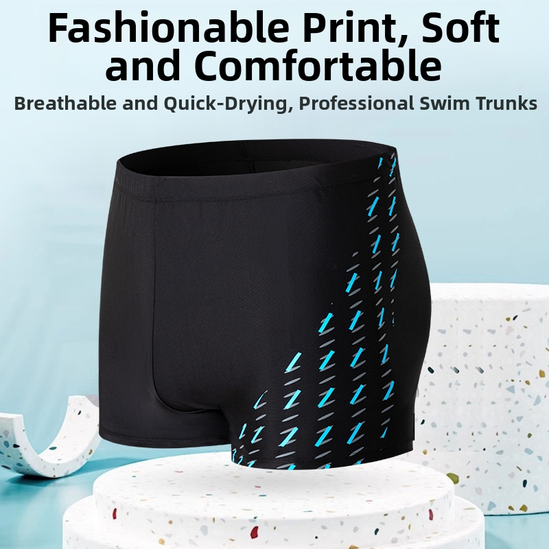 Ανδρικά μαγιό Manlishan με εκτύπωση, γρήγορο στέγνωμα, πολυεστέρας 90–95% περιεκτικότητα, επένδυση πολυεστέρα 95%, βάρος 350 g