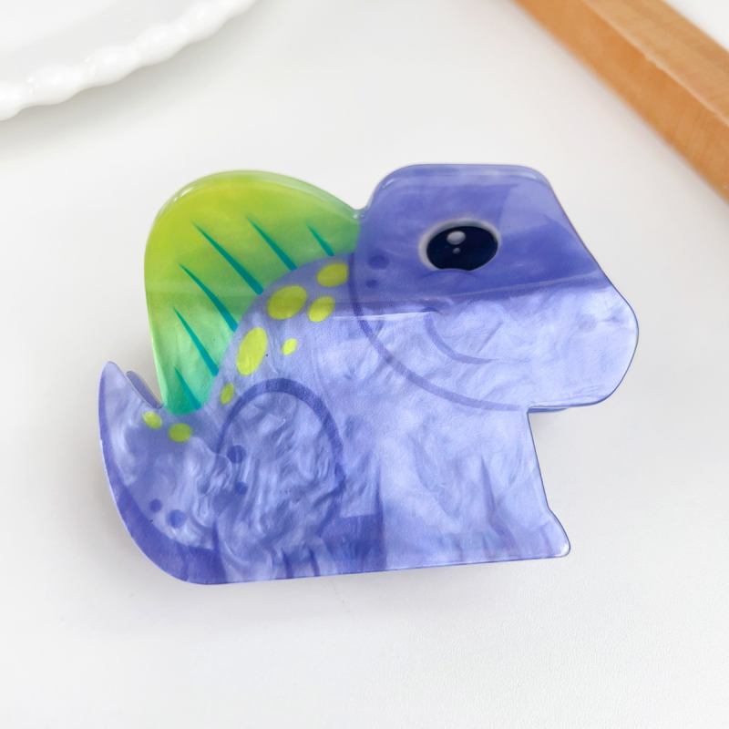 Berphiya clip de păr din acrilic – stil floral, drăguț, lucrat manual, prindere