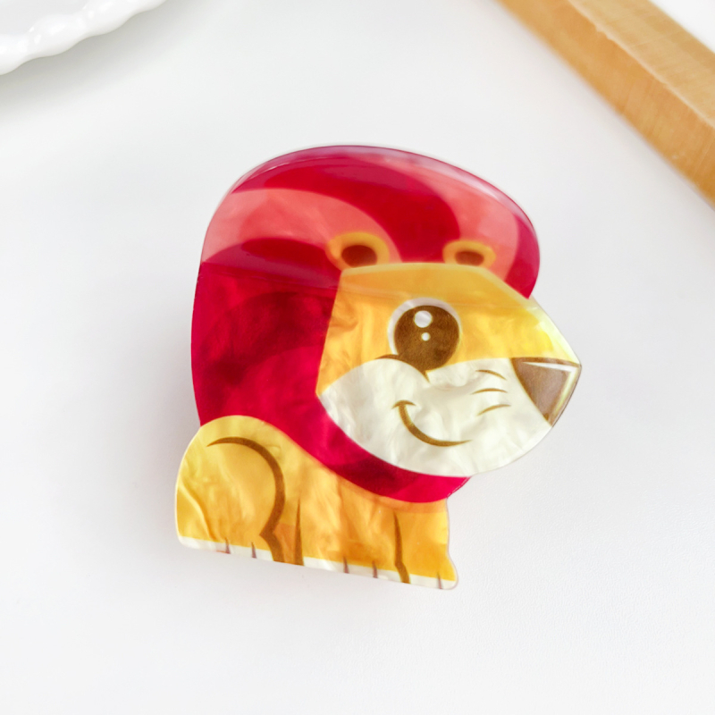 Berphiya clip de păr din acrilic – stil floral, drăguț, lucrat manual, prindere