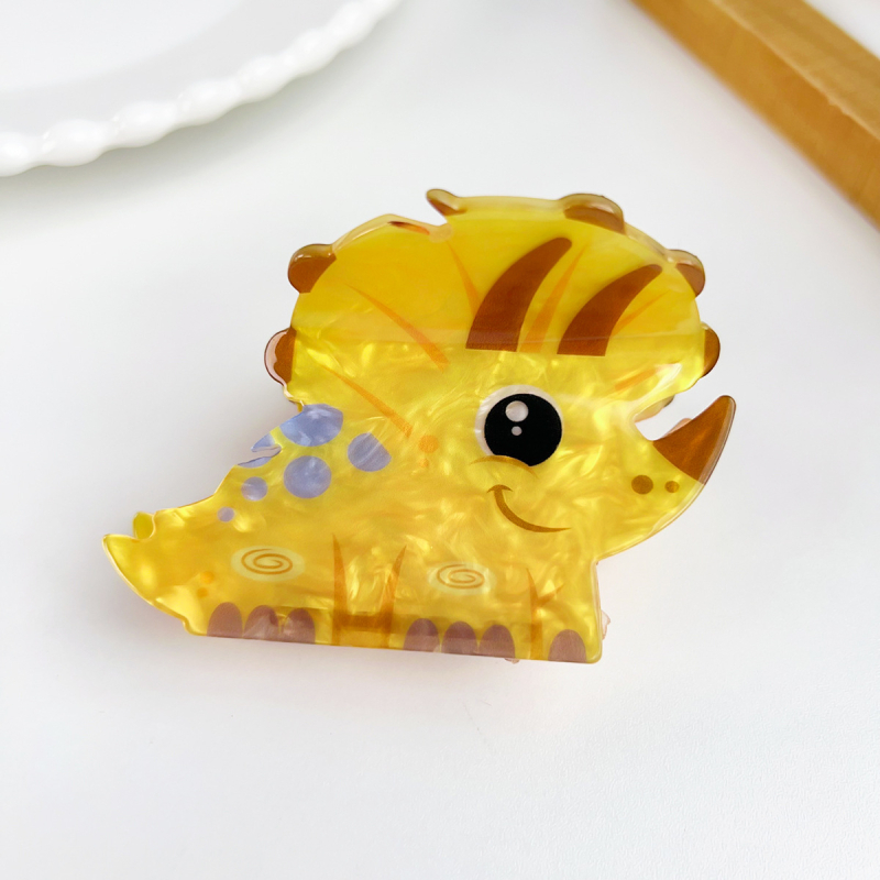 Berphiya clip de păr din acrilic – stil floral, drăguț, lucrat manual, prindere