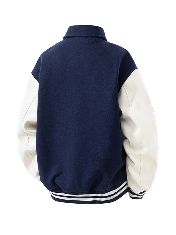 Baseball jakna s teškom vezom, stojeći ovratnik, zatvarač, vanjski materijal 100% poliester, podstava poliester