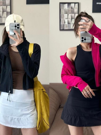 Външно ветровоустойчиво спортно яке, Slim-fit, качулка, дишащо, цип, Lycra материал