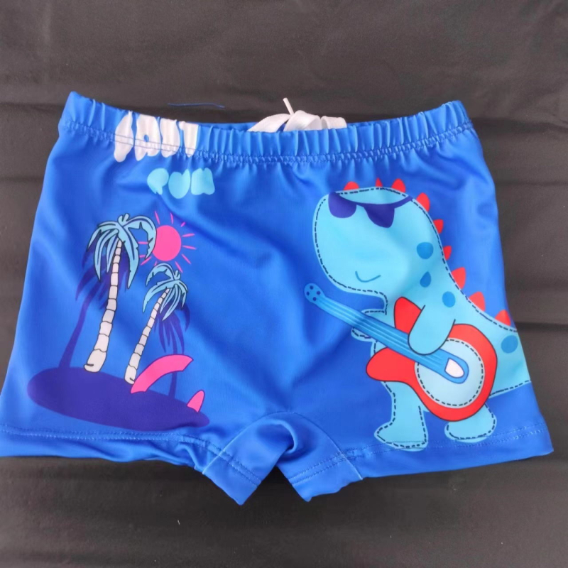 Παιδικά εμπριμέ boxer μαγιό για αγόρια, πολυεστέρας, 88% πολυεστερές, ύφασμα 200 g/m2, επένδυση 95% πολυεστέρα, κατάλληλα για κολύμβηση και ρηχά κολύμβηση