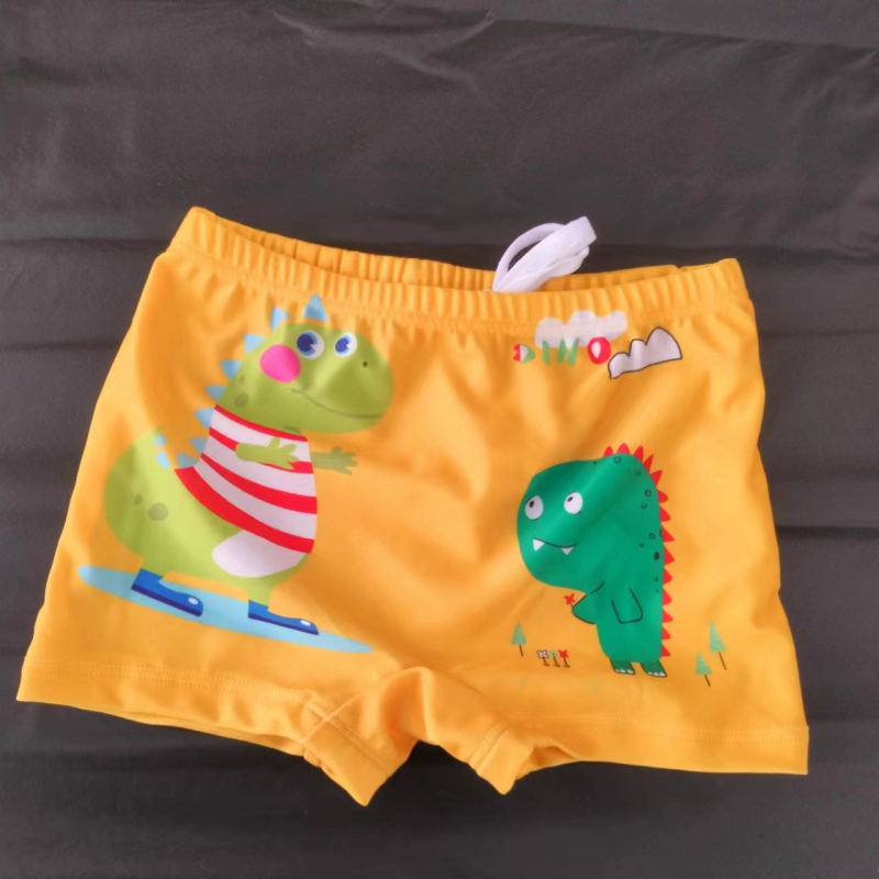 Παιδικά εμπριμέ boxer μαγιό για αγόρια, πολυεστέρας, 88% πολυεστερές, ύφασμα 200 g/m2, επένδυση 95% πολυεστέρα, κατάλληλα για κολύμβηση και ρηχά κολύμβηση