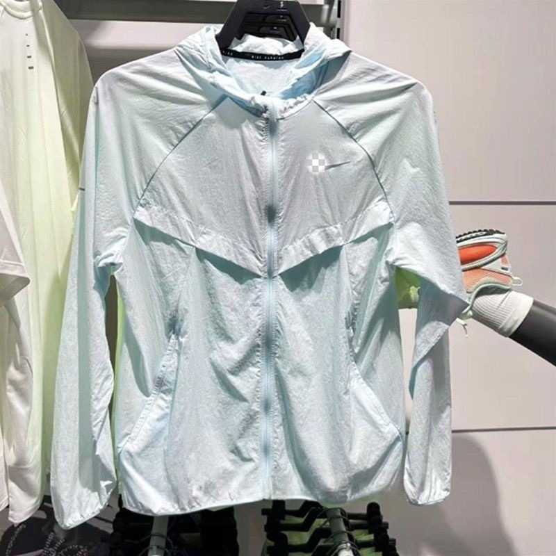 Външна ветровка с качулка, дишащ Ice Silk плат, бързосъхнеща и ветроустойчива, UV защита ***** за бягане