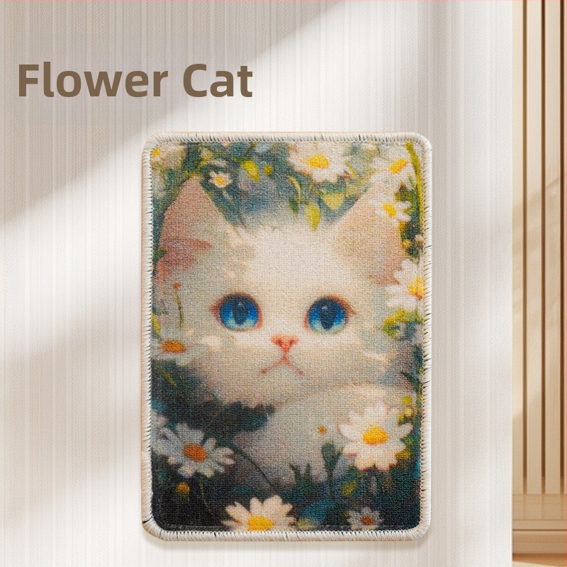 Πίνακας γρατσουνίσματος για γάτες, κάθετα τοποθετούμενος στον τοίχο – ανθεκτικός, προστατεύει τον καναπέ, παιχνίδι ακονίσματος νυχιών