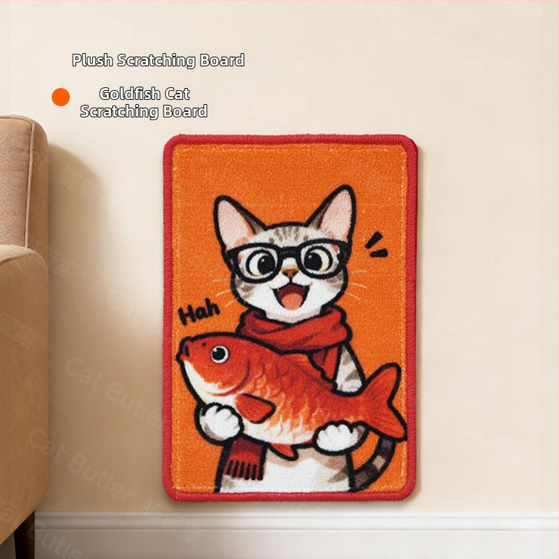 Πίνακας γρατσουνίσματος για γάτες, κάθετα τοποθετούμενος στον τοίχο – ανθεκτικός, προστατεύει τον καναπέ, παιχνίδι ακονίσματος νυχιών