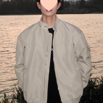 Vodootporna bomber jakna s kapuljom, corduroy vanjska tkanina i Rabbit fur glavni materijal (zip, tanak, jesen)