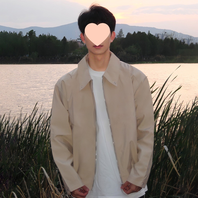 Vodootporna bomber jakna s kapuljom, corduroy vanjska tkanina i Rabbit fur glavni materijal (zip, tanak, jesen)