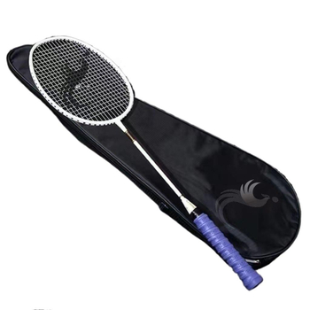Raketa za badminton s karbonskim vlaknima, ultralagana, ofenzivni stil, pogodna za muškarce i žene, pojedinačno i parovi