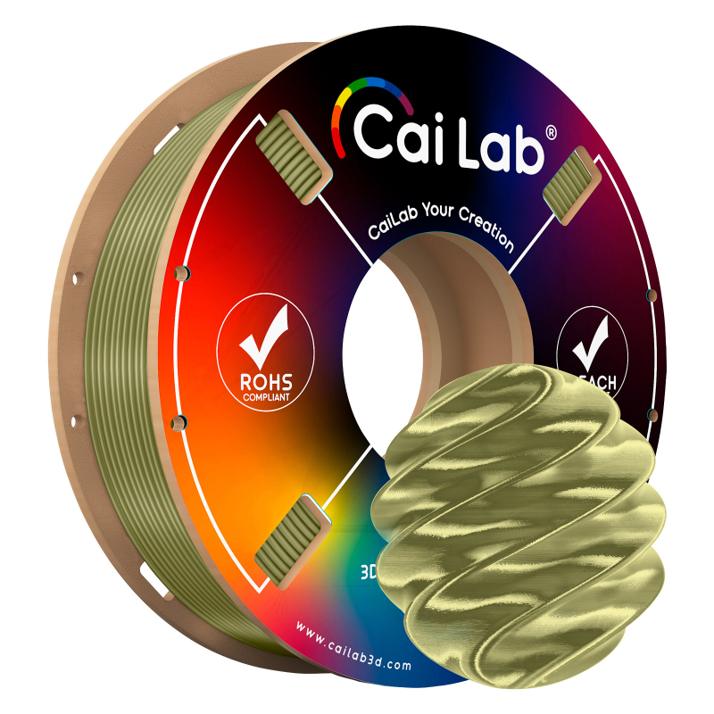 Νήμα PLA μεταξωτό για 3D εκτύπωση, 200 g, συμβατό με Tuozhu Chuangxiang 3D εκτύπωση, ομαλό και αποτρέπει φράξεις