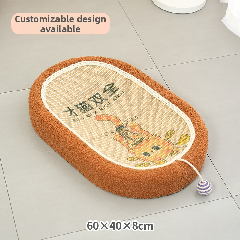 Four Peng Cat Nest and Sisal Scratching Post — πλήρης επιφάνεια από sisal, ανθεκτική κατασκευή, χαριτωμένο στυλ