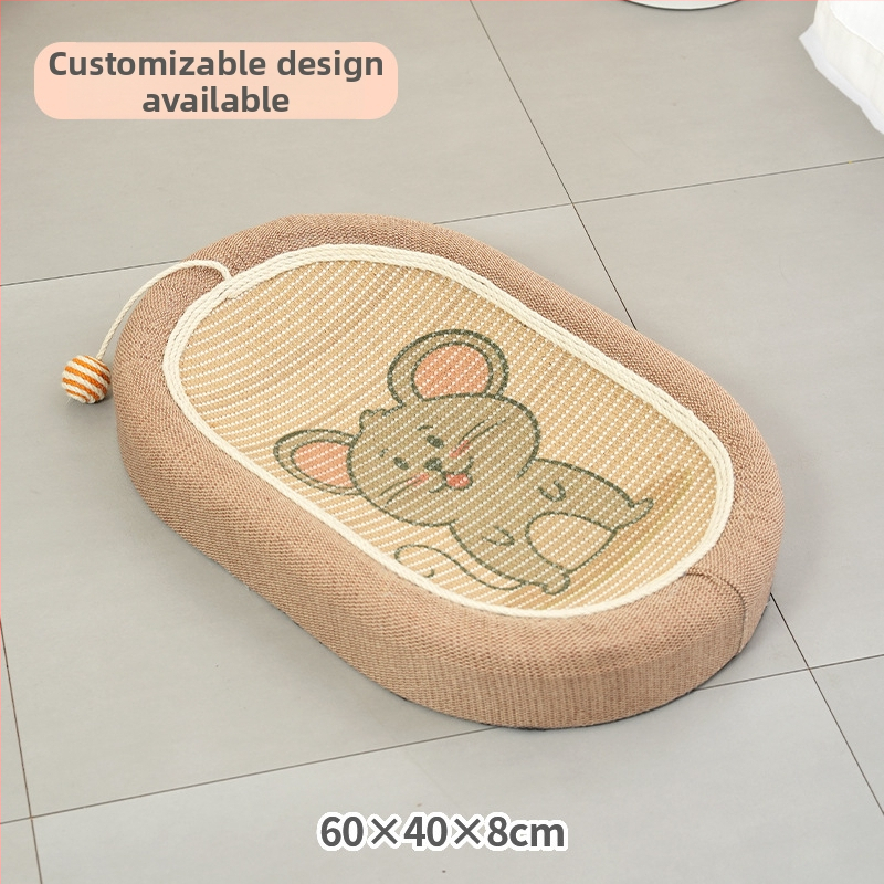 Four Peng Cat Nest and Sisal Scratching Post — πλήρης επιφάνεια από sisal, ανθεκτική κατασκευή, χαριτωμένο στυλ