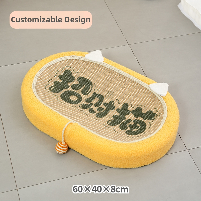 Four Peng Cat Nest and Sisal Scratching Post — πλήρης επιφάνεια από sisal, ανθεκτική κατασκευή, χαριτωμένο στυλ