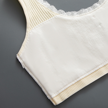 Detská bavlnená podprsenka-vest, mäkký povrch, 95% bavlna, široké ramienka, leto, pre deti 140 cm+