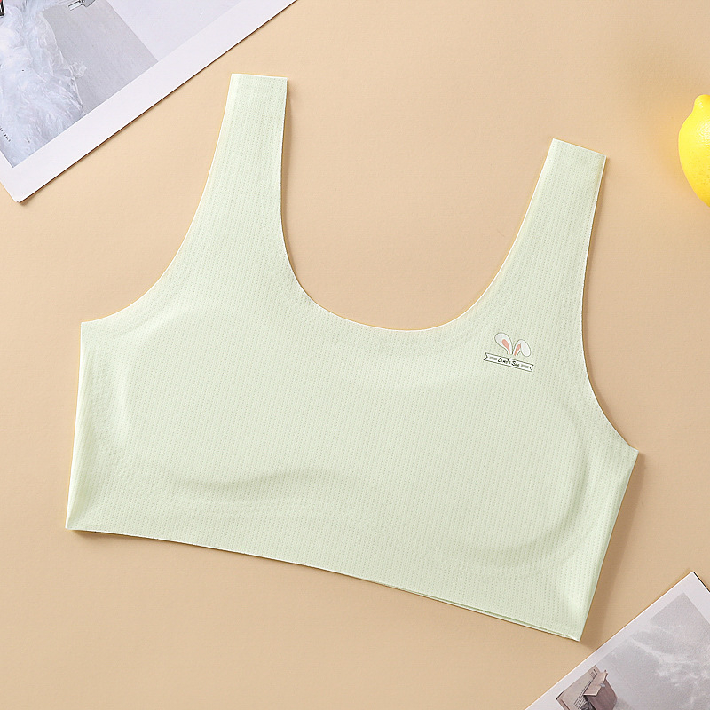 Ice Silk tube top grudnjak za fazu 1 razvoja (9–13 godina) – puna šalica, tanka kalup šalica, pjena podstava