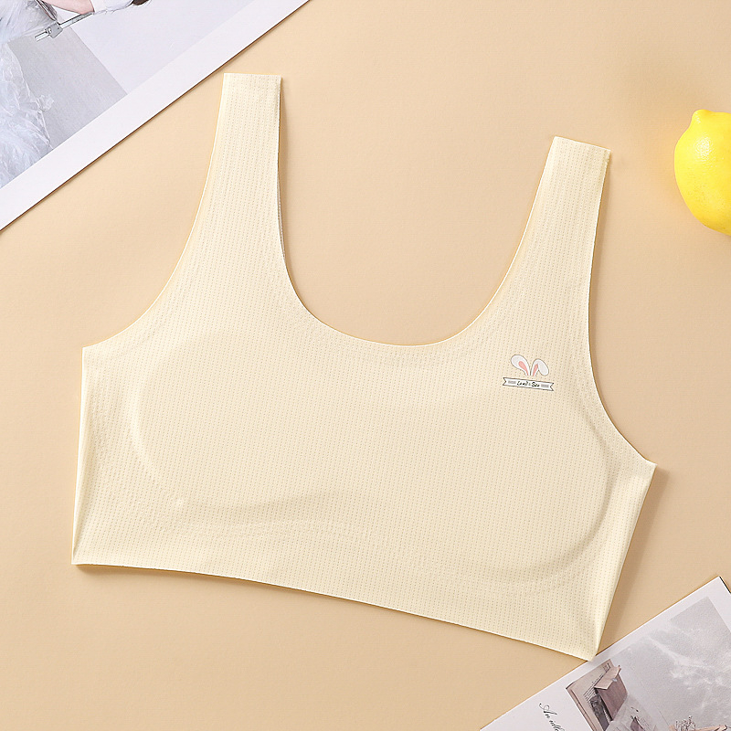 Ice Silk tube top grudnjak za fazu 1 razvoja (9–13 godina) – puna šalica, tanka kalup šalica, pjena podstava