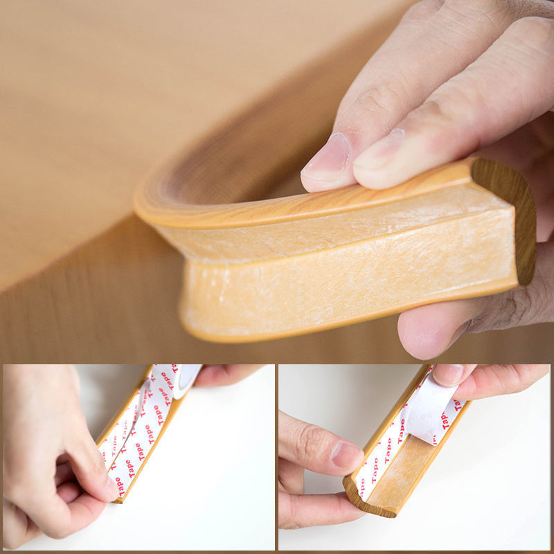 Baba asztal sarokvédői – vastagított és szélesített védőcsíkok