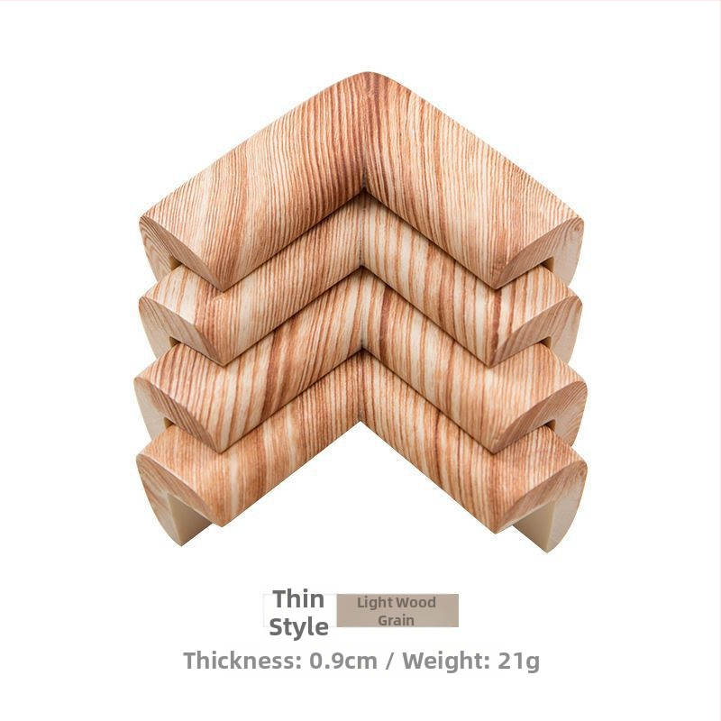 Baba asztal sarokvédői – vastagított és szélesített védőcsíkok