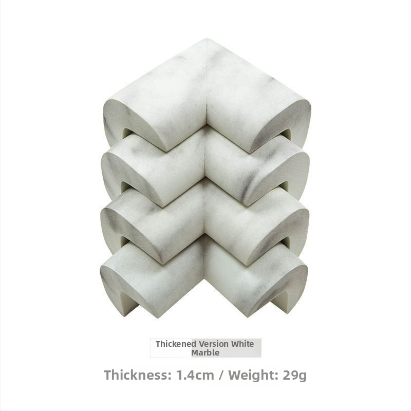 Baba asztal sarokvédői – vastagított és szélesített védőcsíkok