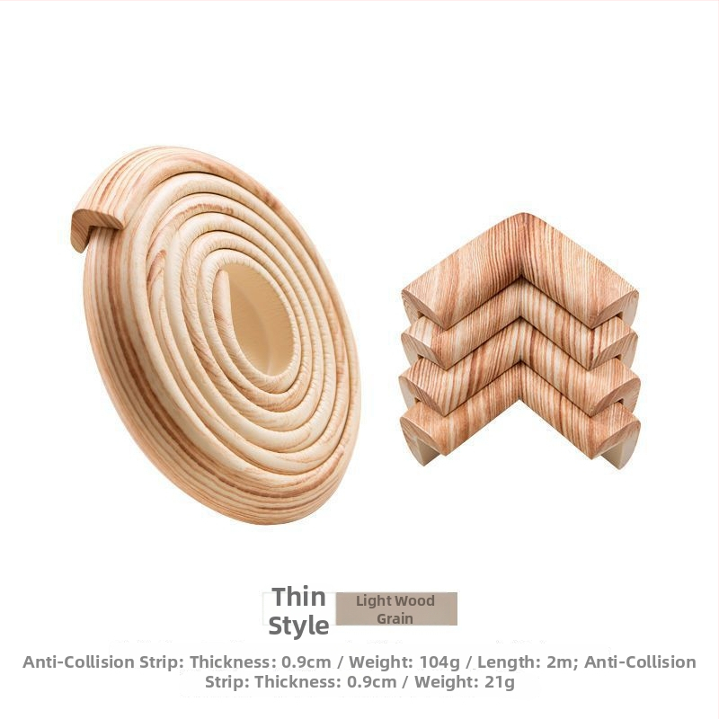 Baba asztal sarokvédői – vastagított és szélesített védőcsíkok