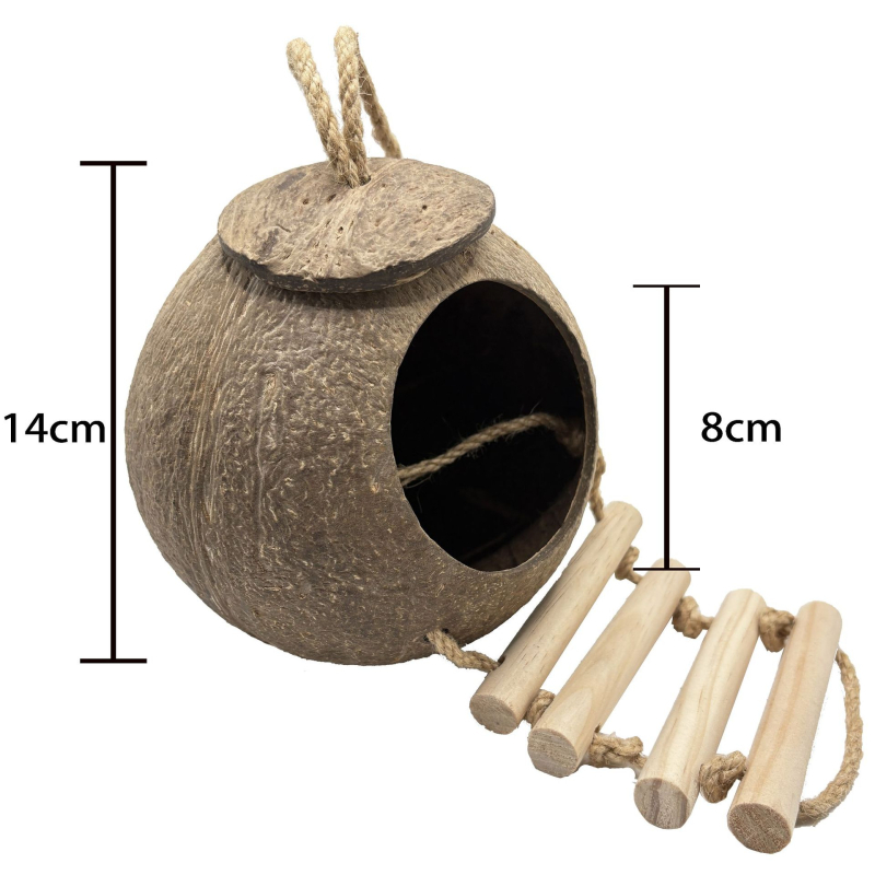 Cuib din lemn pentru păsări de companie, fabricat în Zhejiang