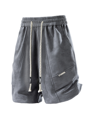 Muške casual hlače za ljeto 2025, prozračne, udobne, ravnog kroja, s vezicom u struku, poliester 97%