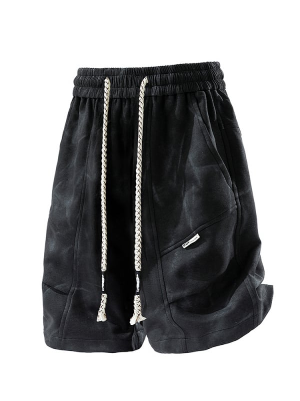 Muške casual hlače za ljeto 2025, prozračne, udobne, ravnog kroja, s vezicom u struku, poliester 97%