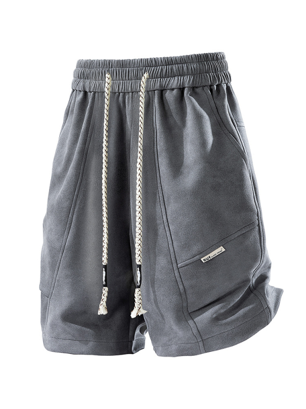 Muške casual hlače za ljeto 2025, prozračne, udobne, ravnog kroja, s vezicom u struku, poliester 97%