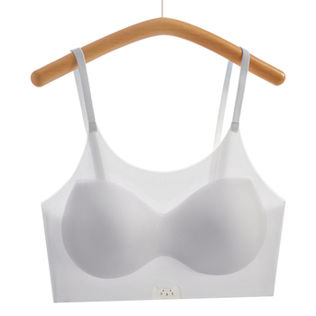 Najlon grudnjak za djevojčice s punim košaricama, tanak latexni kalup, čvrste dvostruke naramenice, prozračan i udoban