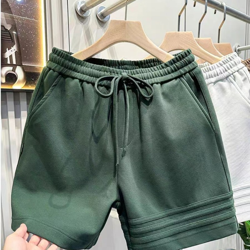Muške casual šorceve, visoki struk, mikroelastičan, skraćena duljina, mladenački stil